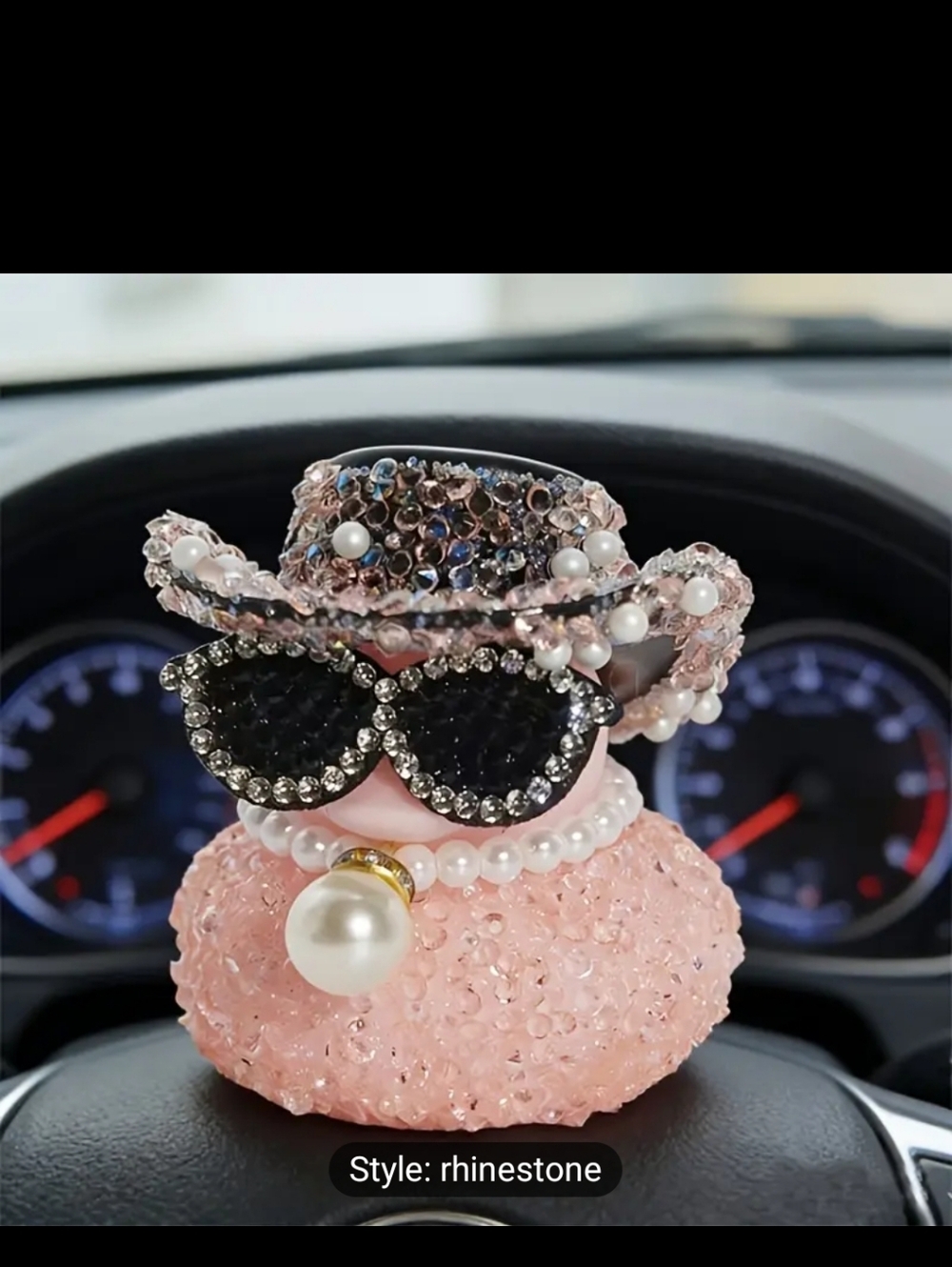 Pink Pearl Bling Jeep Duck - Picture 2 of 3